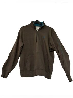 NWT ARIAT Banyan Bark Gray 1/4 Zip Women’s Medium